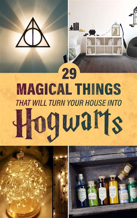 Have no hesitation to show your creativity and decorate the apartment the way you want it. 26 Products That Will Transfigure Your Home Into Hogwarts