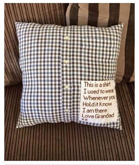 loved ones shirts turned into comforting pillows diy pillows memory pillows pillow crafts