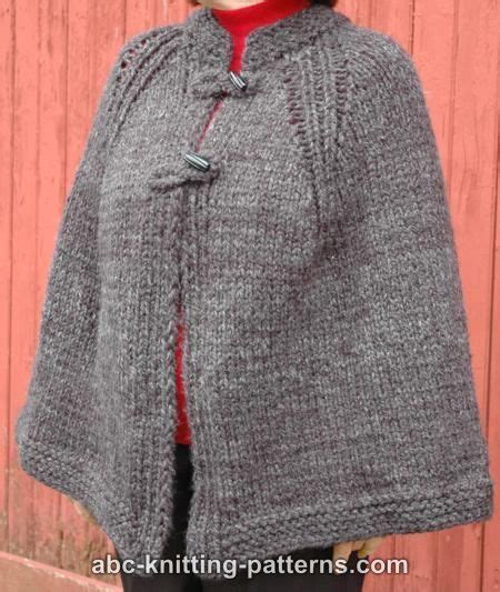 Highlands Cape Knitted Cape Pattern Poncho Knitting Patterns