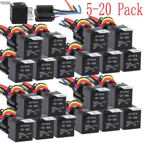 Lots 12v 3040 Amp 5 Pin Spdt Automotive Relay With India Ubuy
