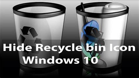 How To Hide Recycle Bin In Windows 10 Urdu Youtube