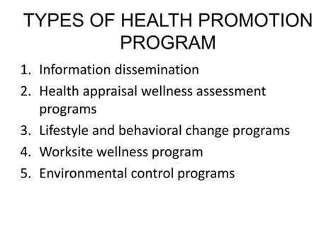 Principles Of Health Promotion Disease Prevention