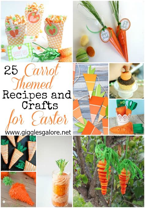 25 Carrot Themed Recipes And Crafts For Easter Giggles Galore