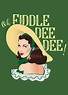 "Fiddle-dee-dee!" by AleMogolloArt | Redbubble | Gone with the wind ...