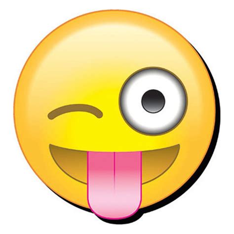Wink Tongue Emoji Funky Chunky Magnet His Ts