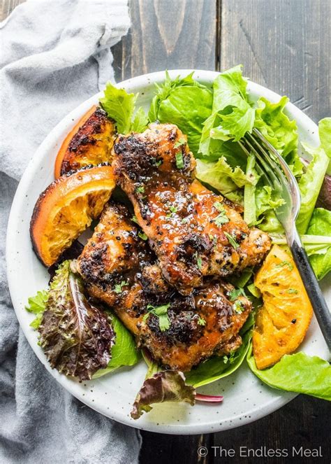Inspired by julia child, this chicken à l'orange uses a sweet and savory chicken roasted with shallots and basted with a rosemary, orange marmalade glaze. Baked Sesame Orange Chicken | Recipe in 2020 | Paleo ...