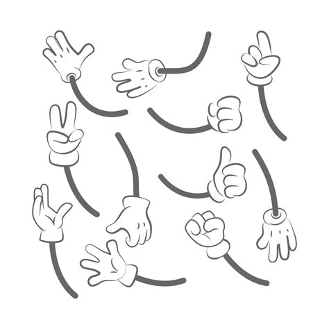 Cartoon Human Hands