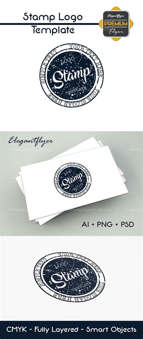 Black Vintage And Retro Stamp Premium Logo Template Psd By Elegantflyer