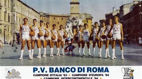 Le Squadre Pi Forti Di Sempre Il Banco Roma Campione Deuropa Con