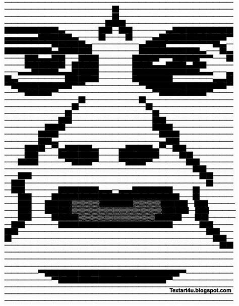 Wat Meme Text Face Copy Paste Text Art Cool Ascii Text Art 4 U