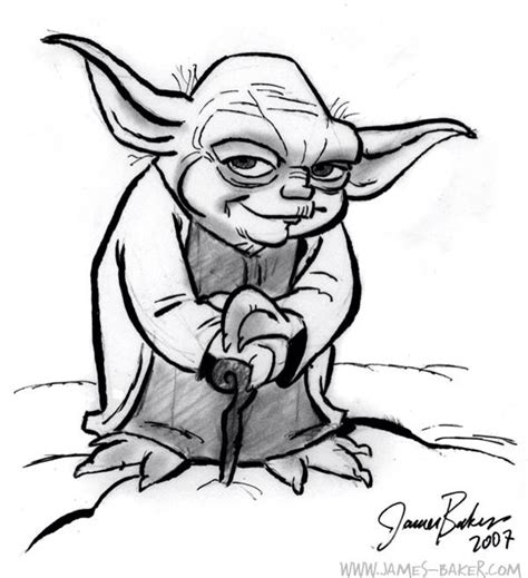 Master Yoda Drawing Free Download On Clipartmag