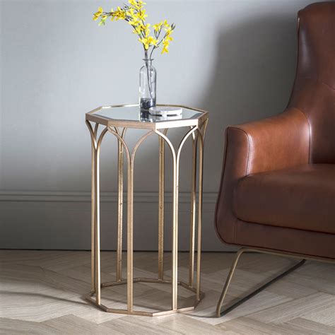 Post your items for free. Copper Mirror Topped Side Table - Primrose & Plum