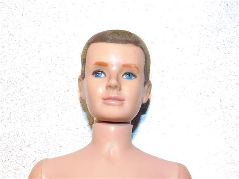 Barbie Vintage Brownette Flocked Hair Straight Leg Ken Doll Ebay