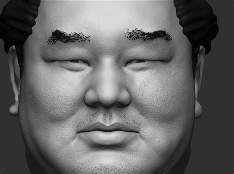 Asian Head Model Mongolian Sumo Wrestler 3d Model Cgtrader