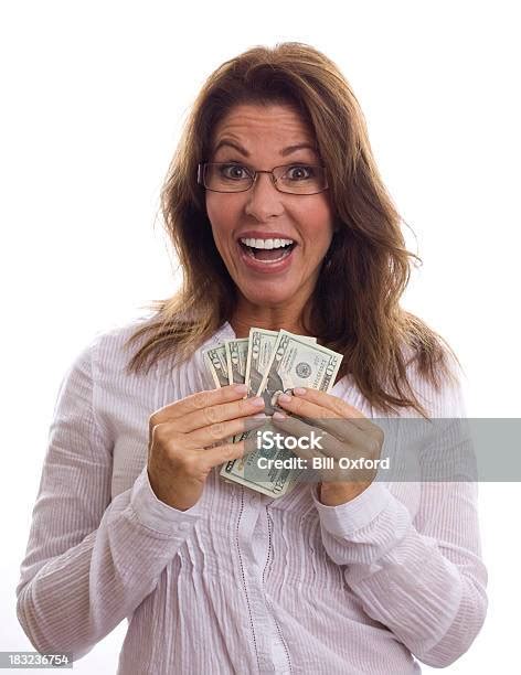 Woman Holding Money Stock Photo Download Image Now Adult Adults