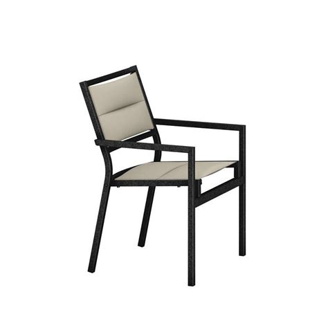 Tropitone Cabana Club Padded Sling Dining Chair For Hotels And Resorts