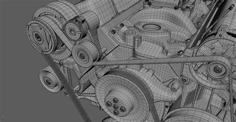 Modelling And Texturing A Car Engine For Visual Effects