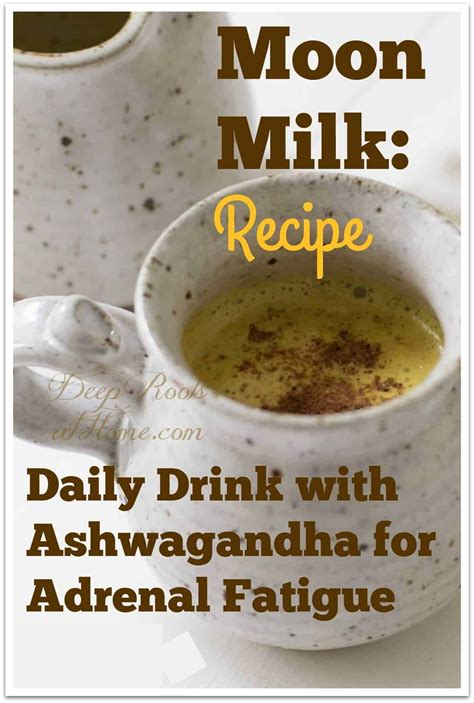 Moon Milk Recipe With Ashwagandha Turmeric For Adrenal Fatigue