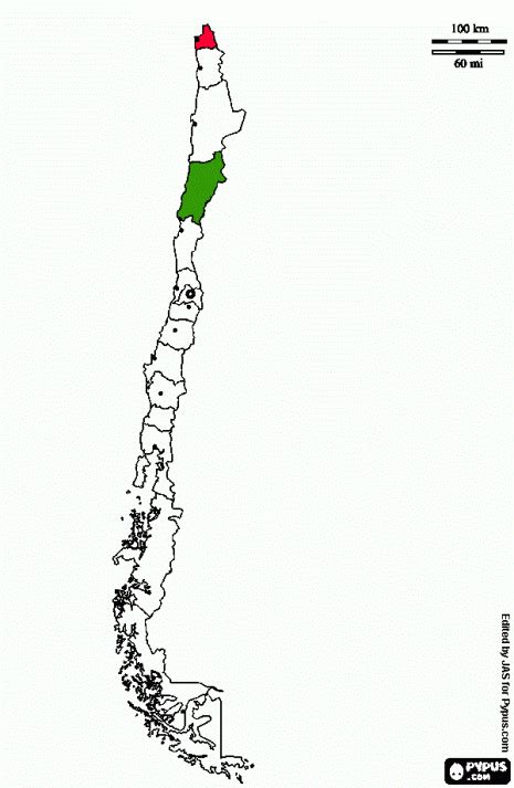 Información E Imágenes Con Mapas De Chile Político Físico Y Para Colorear