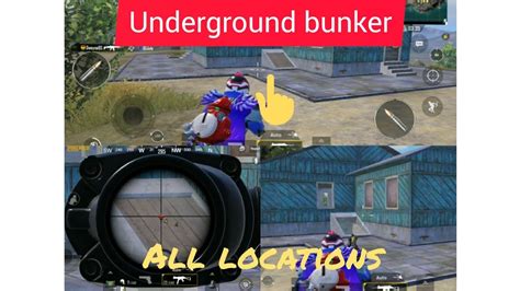 Pubg Bunker Locations New Update Youtube