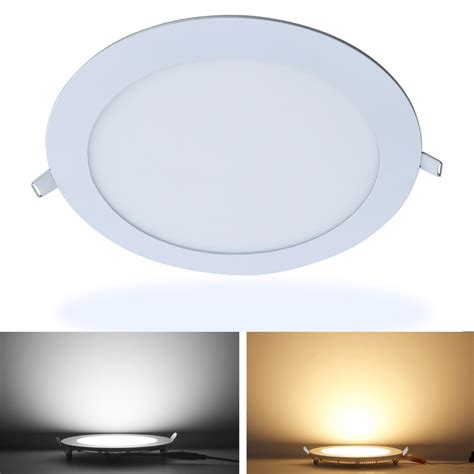 Ultra Thin Led Downlight Panel Lights Dimmable 6w 9w 12w 15w 18w Round