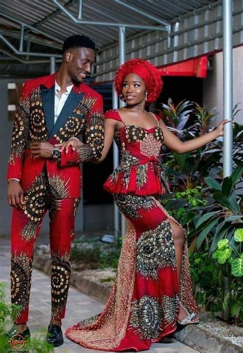Couple African Clothing African Couple Matching Outfits Etsy In 2022 African Print Dress