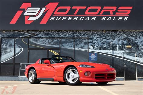 Used 1993 Dodge Viper Rt10 For Sale Special Pricing Bj Motors