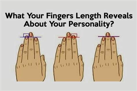 What Your Fingers Length Reveals About Your Personality