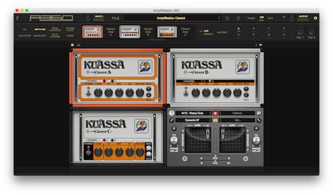 Amplifikation Clarent By Kuassa Guitar Amplifier Simulator Plugin Vst