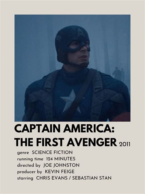 Wall Décor Home And Living Wall Hangings Captain America The First Avenger Movie Poster Minimalist