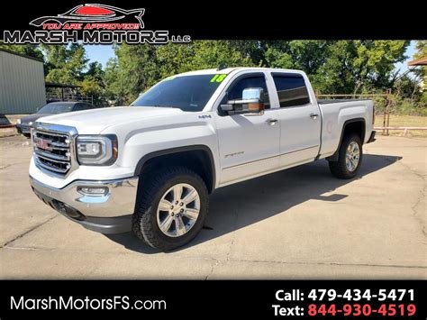 Used 2018 Gmc Sierra 1500 Slt Crew Cab Short Box 4wd For Sale In Fort