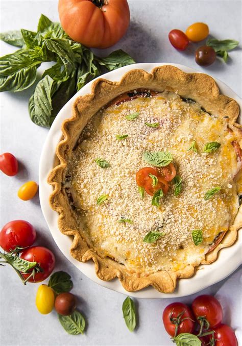 Just go around the pie pan. Tomato Pie Recipe (Savory Dinner Pie) | YellowBlissRoad.com | Recipe | Tomato pie, Savory pies ...