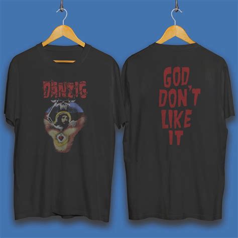 แฟชั่นใหม่ล่าสุด 1988 danzig god don t like it shirt t shirt shopee thailand