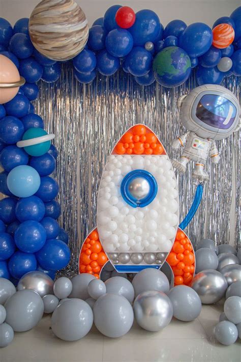 Rocket Ship Party Space Birthday Party Space Theme Party Rocket