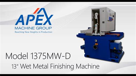 Metal Deburring Grinding And Finishing Machine Apex 1375mw D Machine
