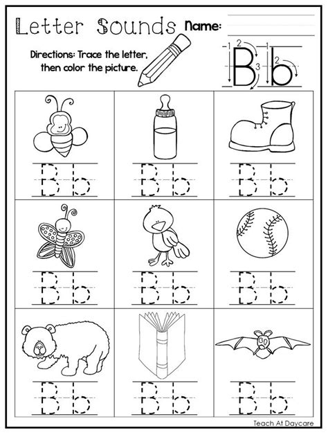 26 Printable Alphabet Letter Sounds Worksheets Preschool Kdg Phonics