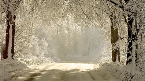 Download Road White Snow Photography Winter Hd Wallpaper