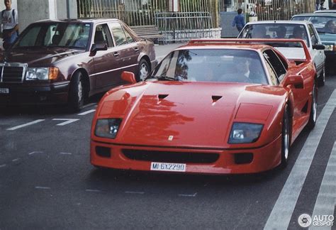 1993 Monaco Supercar Spotting Photos Showing Two Ferrari F40s A Retro