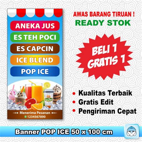 Spanduk Ice Blend Contoh Spanduk Makanan Dan Minuman