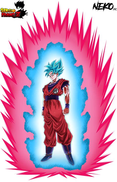 Goku Ssj Blue Costume Z Kaioken By Sergiofrancz Anime Dragon Ball