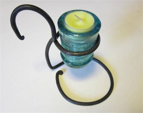 Vintage Insulator Candle Holder