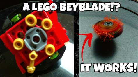 A Lego Beyblade That Works How To Make It 50 Subscriber Special