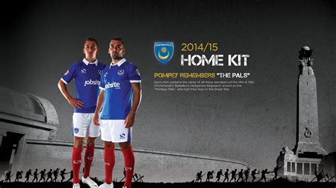 New Portsmouth 14 15 Home And Away Kits Released Footy Headlines