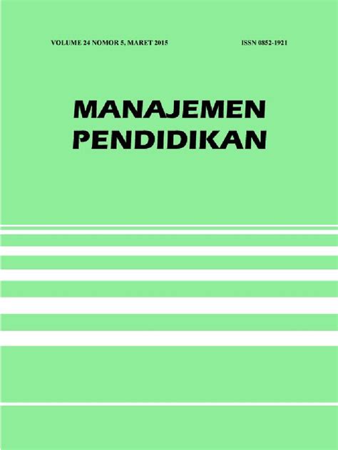 Manajemen pembelajaran (menciptakan guru kreatif dan berkompetensi), salatiga : Jurnal Pdf Ttg Manajemen Kelas / Contoh Jurnal Kelas : Transfer pembayaran biaya manual langsung ...