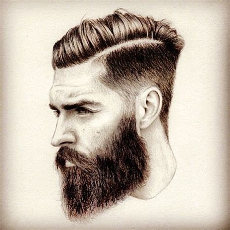 Beard Man Drawing