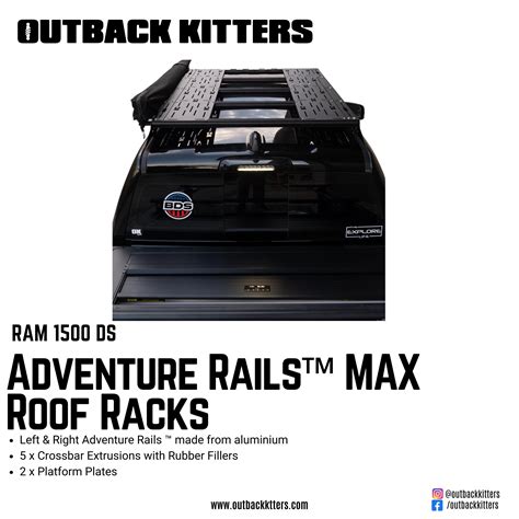 Ram 1500 Ds Adventure Rails™ Max Roof Racks Outback Kitters