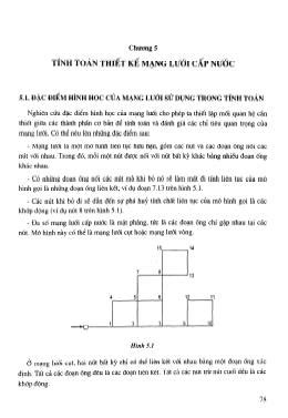 Giáo trình Mạng lưới cấp nước Phần 2