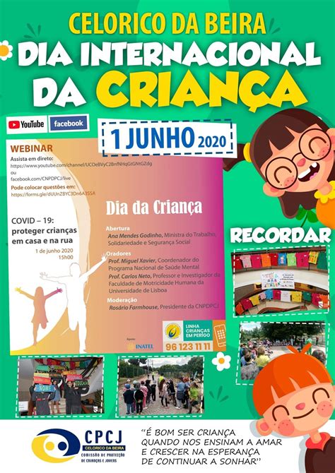 Dia Mundial da Criança Portal Municipal de Celorico da Beira