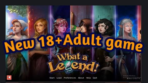 New Adult Game 18 What A Legend Game V01 Same Screen Shotwhat A Game Youtube