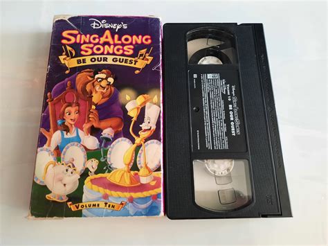 Disney Sing Along Songs Be Our Guest Vhs Etsy Israel